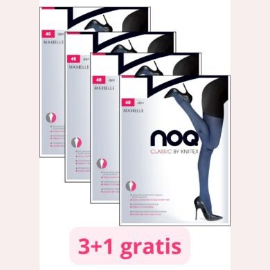 Zestaw 4 rajstopy z mikrofibry Maxielle 40den 3+1 gratis