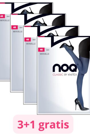 Zestaw 4 rajstop z mikrofibry #Mireille 40 den 3+1 gratis
