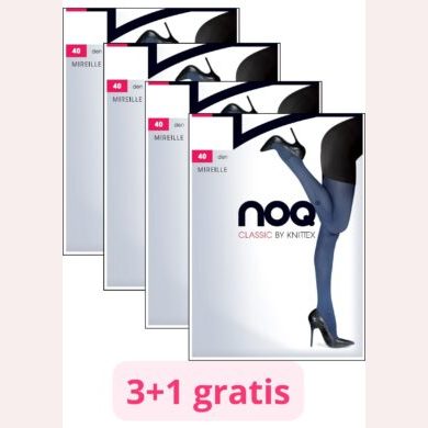 Zestaw 4 rajstop z mikrofibry #Mireille 40 den 3+1 gratis