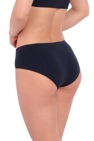 Bezszwowe figi biodrówki z klasycznym wykończeniem Adelia nero