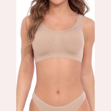 Bezszwowy Tank top damski Brookie naturel