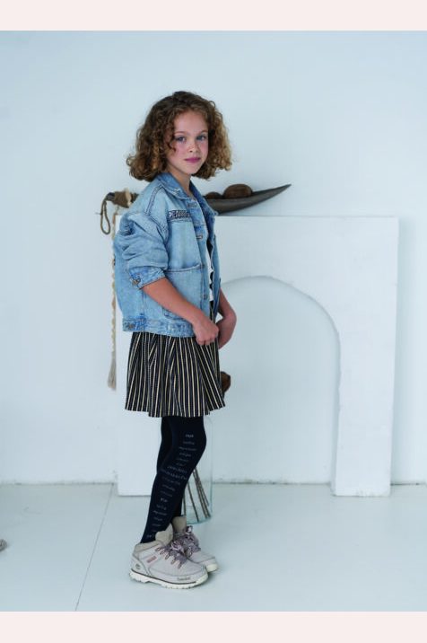 Dziewczęce rajstopy z nadrukiem #BE YOU DR2113