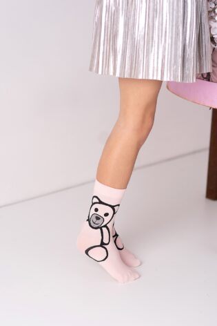 Skarpetki dziewczęce z misiem Bear, 40 den