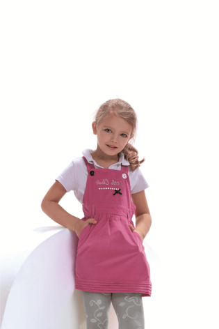 Rajstopy dziewczęce wiskozowe w kwiaty Bianka