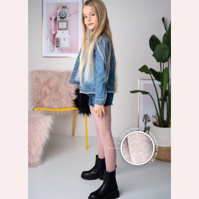 Rajstopy dziewczęce koronkowe 20 den Charlotte