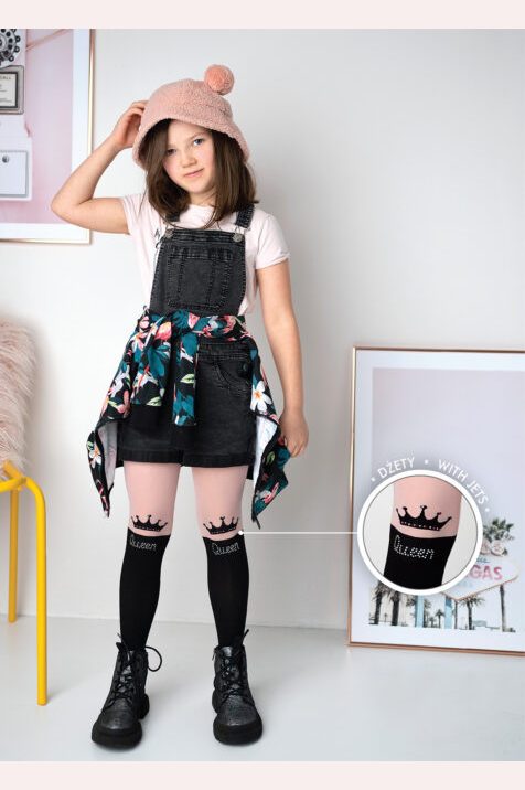 Dziewczęce rajstopy wzorzyste CHIARA DR 2302