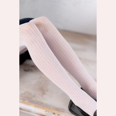 Rajstopy dziewczęce w pepitkę 30 den Chicca Junior