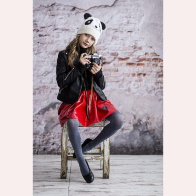 Rajstopy dziewczęce o efekcie melanżu #COLLEGE