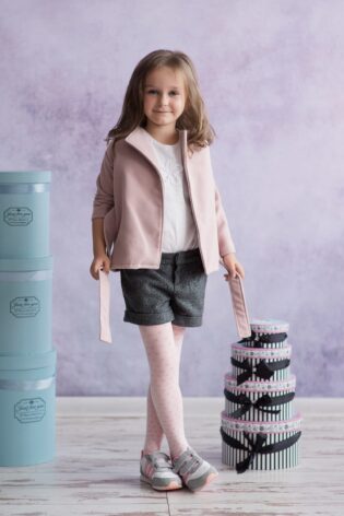 Rajstopy wiskozowe w serduszka Dora