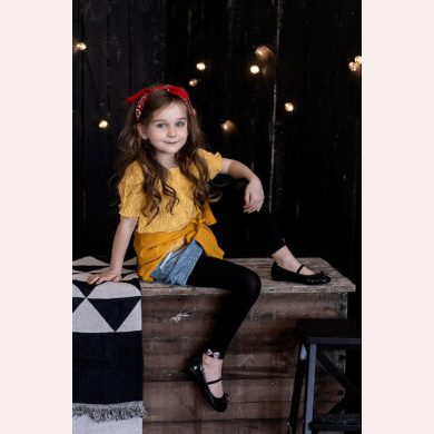 Legginsy dziewczęce z kokardką #Elena