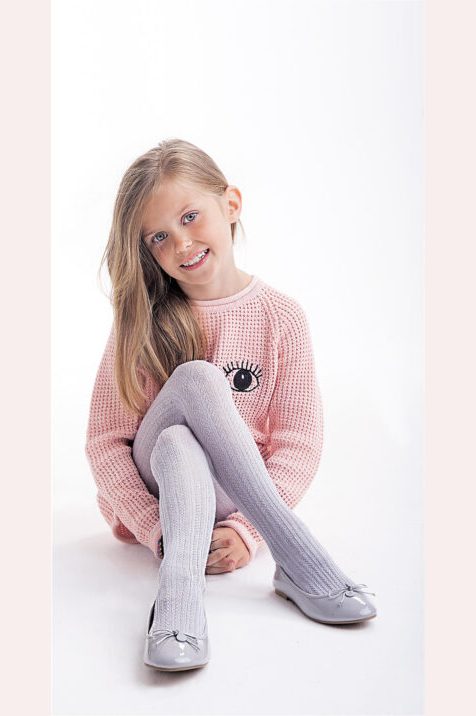 Rajstopy dziewczęce wzorzyste ELZA