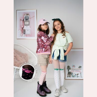 Dziewczęce rajstopy wzorzyste FRESA DR2303