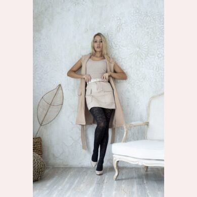 Rajstopy z koronkowym wzorem Intact