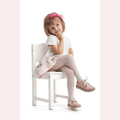 Rajstopy w kropki na siateczce Luna