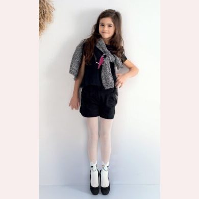 Rajstopy dziewczęce z nadrukiem #MINY