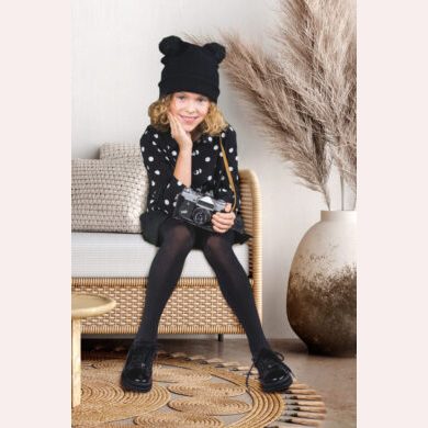 Dziewczęce rajstopy z mikrofibry 3D #NADJA JUNIOR DR2315