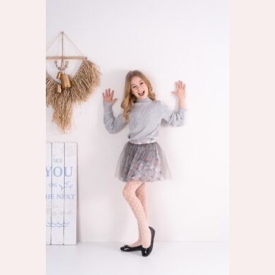 Rajstopy dziewczęce w serduszka 20 den Nelia