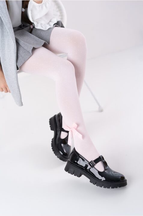 Rajstopy dziewczęce z kokardkami 40 den Nettie