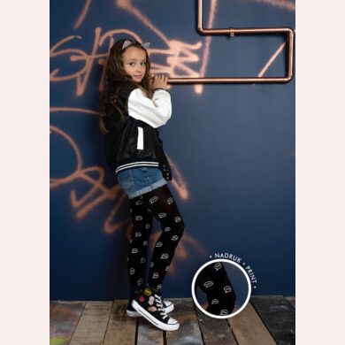 Rajstopy dziewczęce z nadrukiem OOPS DR 2228