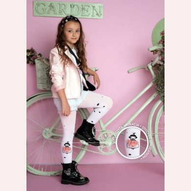 Rajstopy dziewczęce z motywem księżniczki 40 den Quinn