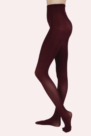 Rajstopy kryjące Nadja burgund noq by knittex