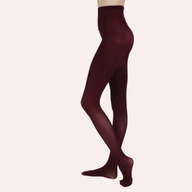 Rajstopy kryjące Nadja burgund noq by knittex