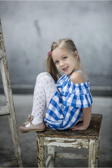 Rajstopy dziewczęce z mikrofibry ROCK