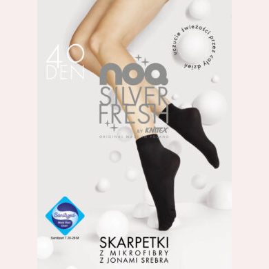 Skarpetki z mikrofibry #FRESH SILVER SK z jonami srebra