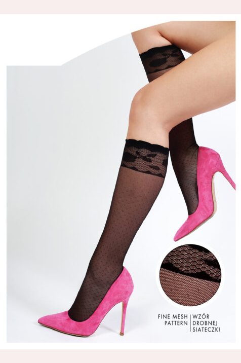 Damskie podkolanówki wzorzyste #STILL