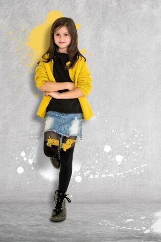 Rajstopy dziewczęce wzorzyste #Saba