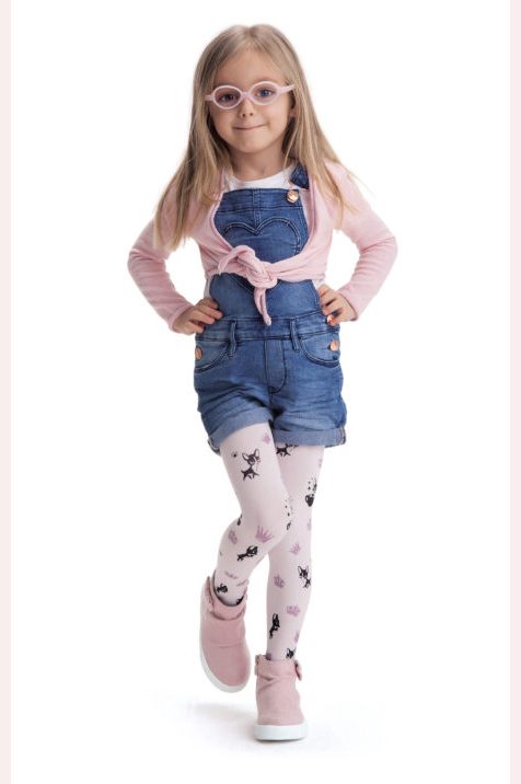 Rajstopy dziewczęce z nadrukiem Sisi