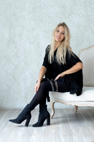 Rajstopy ze wzorzystymi paskami 50 den Stripes