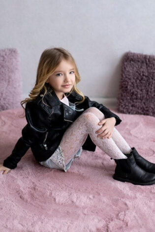 Rajstopy dziewczęce ażurowe Wera