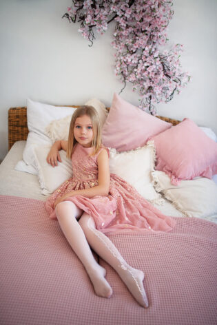 Rajstopy dziewczęce wzorzyste 20 den Wendy