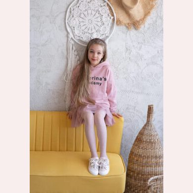 Rajstopy dziewczęce w błyszczące kropki #Zojka