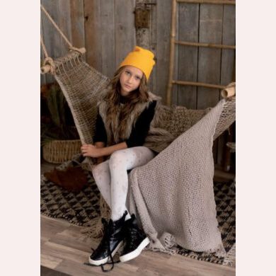 Rajstopy dziewczęce wzorzyste Autumn DR 1918