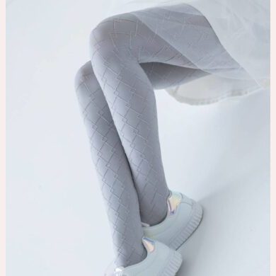 Rajstopy Dziewczęce w geometryczny wzór Geo Junior