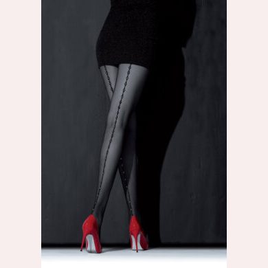 Rajstopy ze szwem z lureksem Loreley