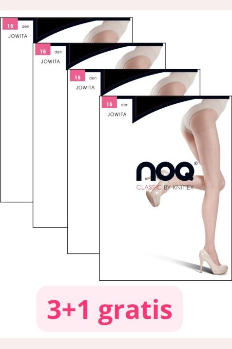 Zestaw 4 cienkich rajstop  #JOWITA 15 den 3+1 gratis