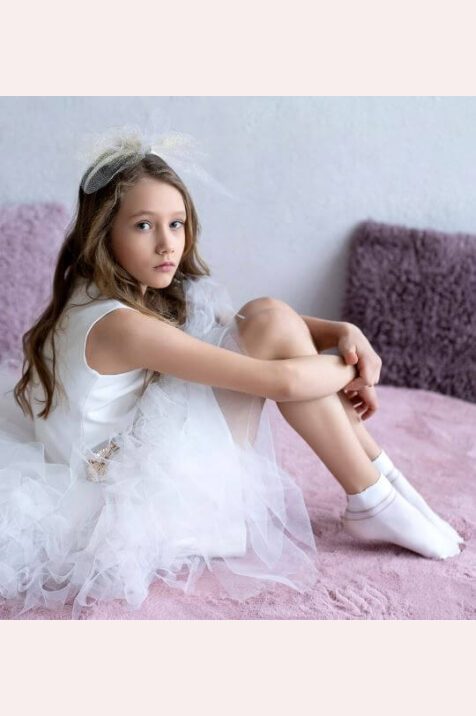 Skarpetki z dekoracyjnym wykończeniem Lara