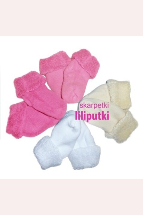 Skarpetki frotte dla niemowląt Liliputki