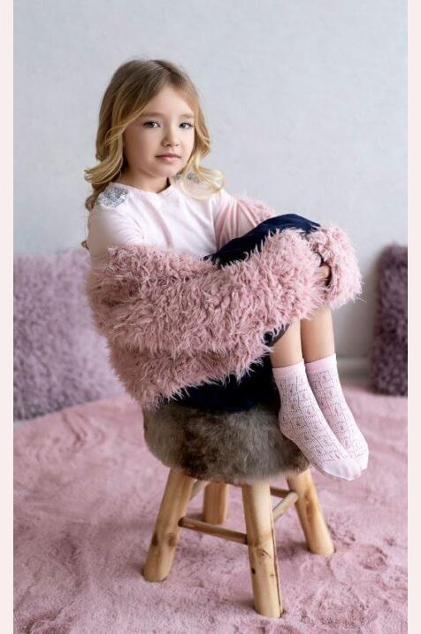 Skarpetki dziecięce ażurowe Lop