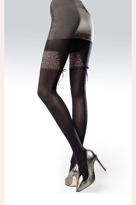 Rajstopy imitujące pończochy ELLE