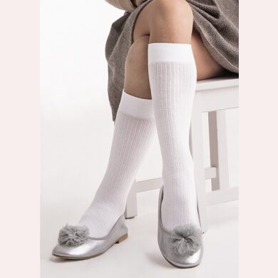 Podkolanówki dziewczęce wiskozowe w prążek Molly