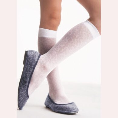 Podkolanówki dziewczęce żakardowe #ZUZIA 2 pary