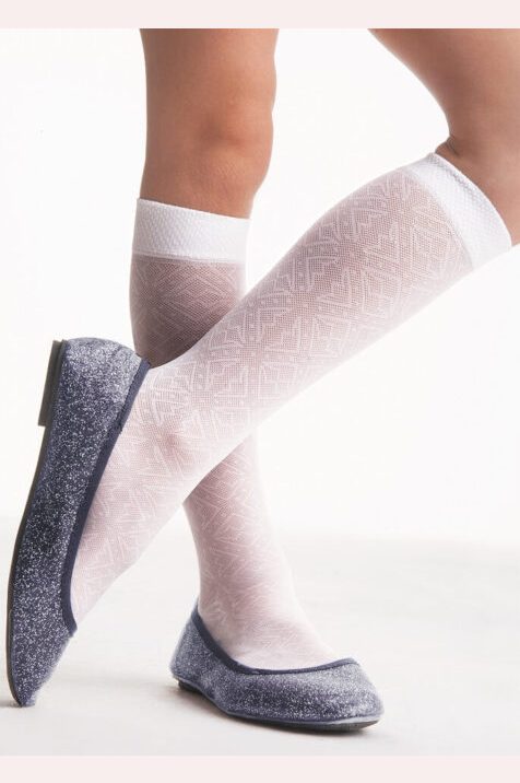 Podkolanówki dziewczęce żakardowe #ZUZIA 2 pary