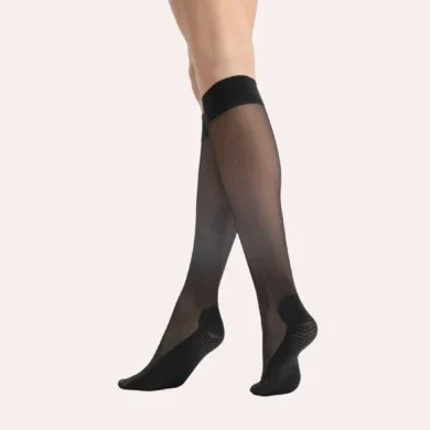 Podkolanówki z masującą podeszwą