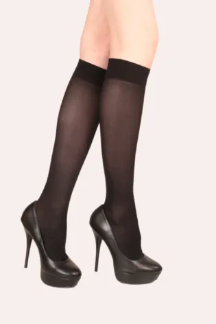 Podkolanówki kryjące z mikrofibry Marta