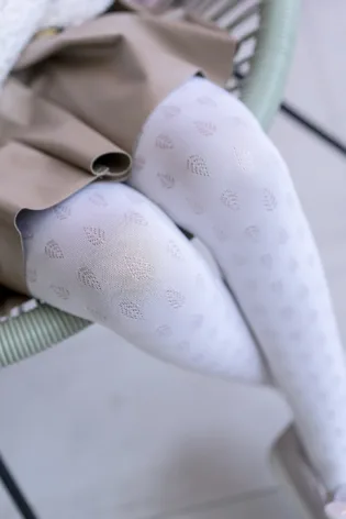 Rajstopy dziewczęce w listki 40 den Berenika