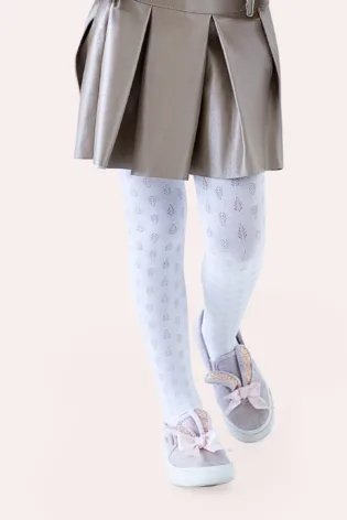 Rajstopy dziewczęce w listki 40 den Berenika